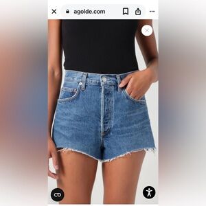 Agolde High Waist DEE SHORT ENAMOUR
Blue Denim Women's Shorts